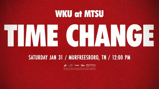 Game Time Change at MTSU