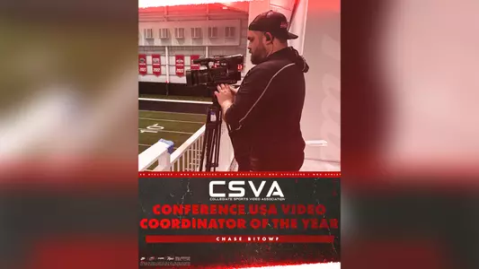 WKU FB 25 – CSVA CUSA Video Coordinator of the Year – Chase Bitowf
