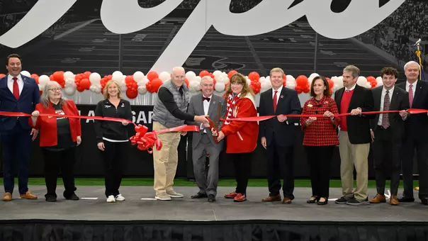 Tim and Sarah Ford Fieldhouse Ribbon Cutting