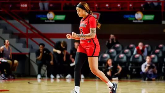 Forward Mya Pratcher (5) | Photo by Savannah Philpot