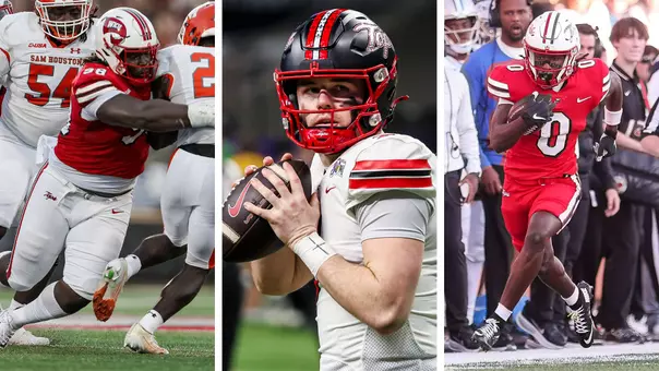 File Photos of WKU Football players defensive lineman Jaden Hardy, quarterback Maverick McIvor and wide receiver Matthew Henry