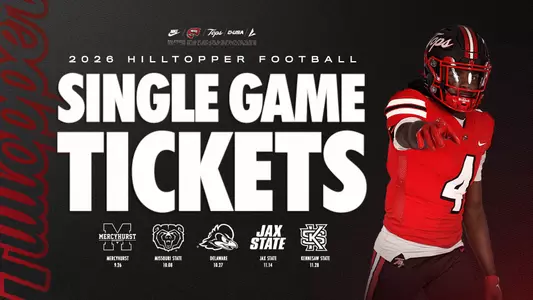 WKU Football 2026 single game tickets are on sale now