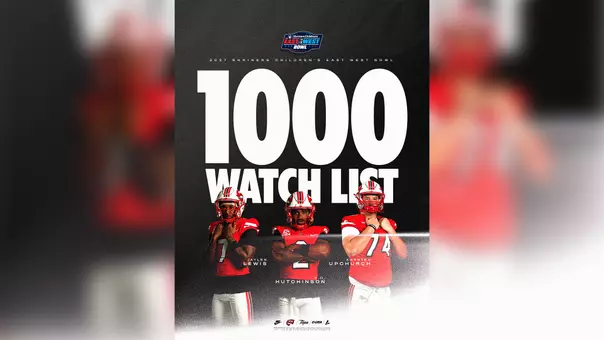WKU Football's K.D. Hutchinson, Jaylen Lewis and Karsten Upchurch were named to the Shriner's 1000 Watchlist.