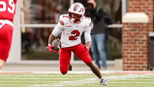 File photo of WKU wide receiver K.D. Hutchinson from the 2025 season.