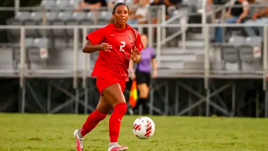 Midfielder Mya Jackson (2) | Photo by Savannah Philpot