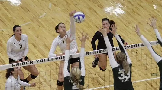 Volleyball Drops Hard Fought Match to Dayton