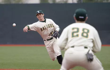 Baseball Splits Home Opener