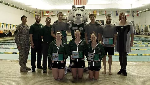 Swimming Sweeps Cleveland State on Senior Day