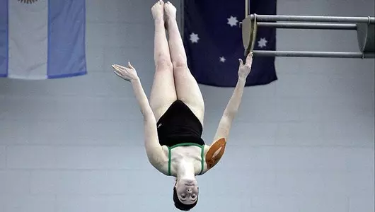 Swimming Teams Sixth After Opening Day of League Meet