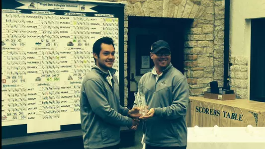 Scott Medalist as Golf Finishes Third at WSU Intercollegiate