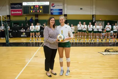 Head Coach Susan Clements and Maddie Lohmeier