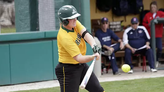 Softball Splits With Oakland