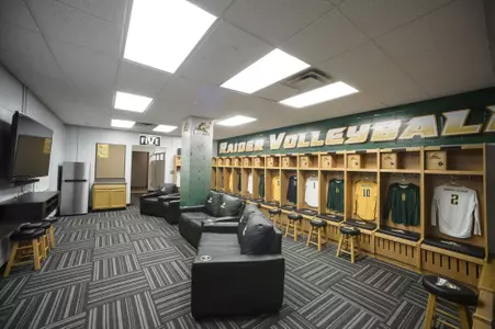 McLin Volleyball gym locker room