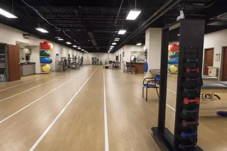 WSU Physicians physical therapy room
