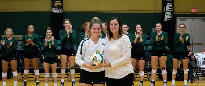 Jessie Thornton All-Time Digs Leader
