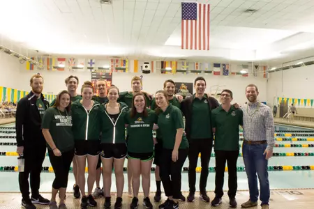 Swimming Splits With Xavier on Senior Day Image