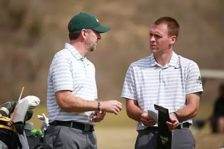 Head Coach Brian Arlinghaus and Bryce Haney