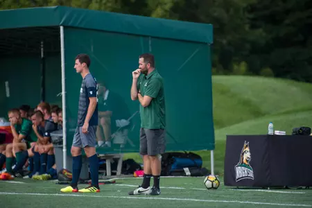 Coach Slemker MSOC v Longwood