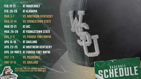 Baseball (2021 schedule)