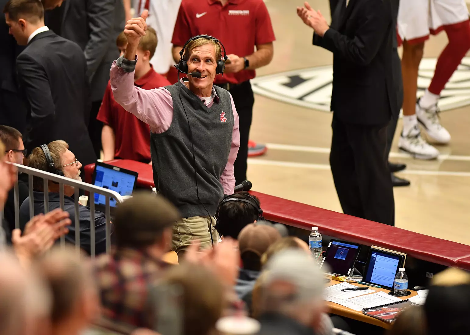 Washington State versus Seattle during the first half of a menÕs non-conference NCAA college basketball game Thursday, Nov. 7, 2019 at at Beasley Coliseum in Pullman, Wash.