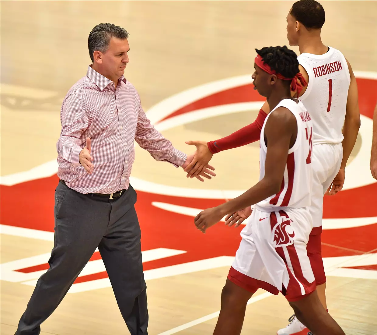 Washington State versus Seattle during the first half of a menÕs non-conference NCAA college basketball game Thursday, Nov. 7, 2019 at at Beasley Coliseum in Pullman, Wash.