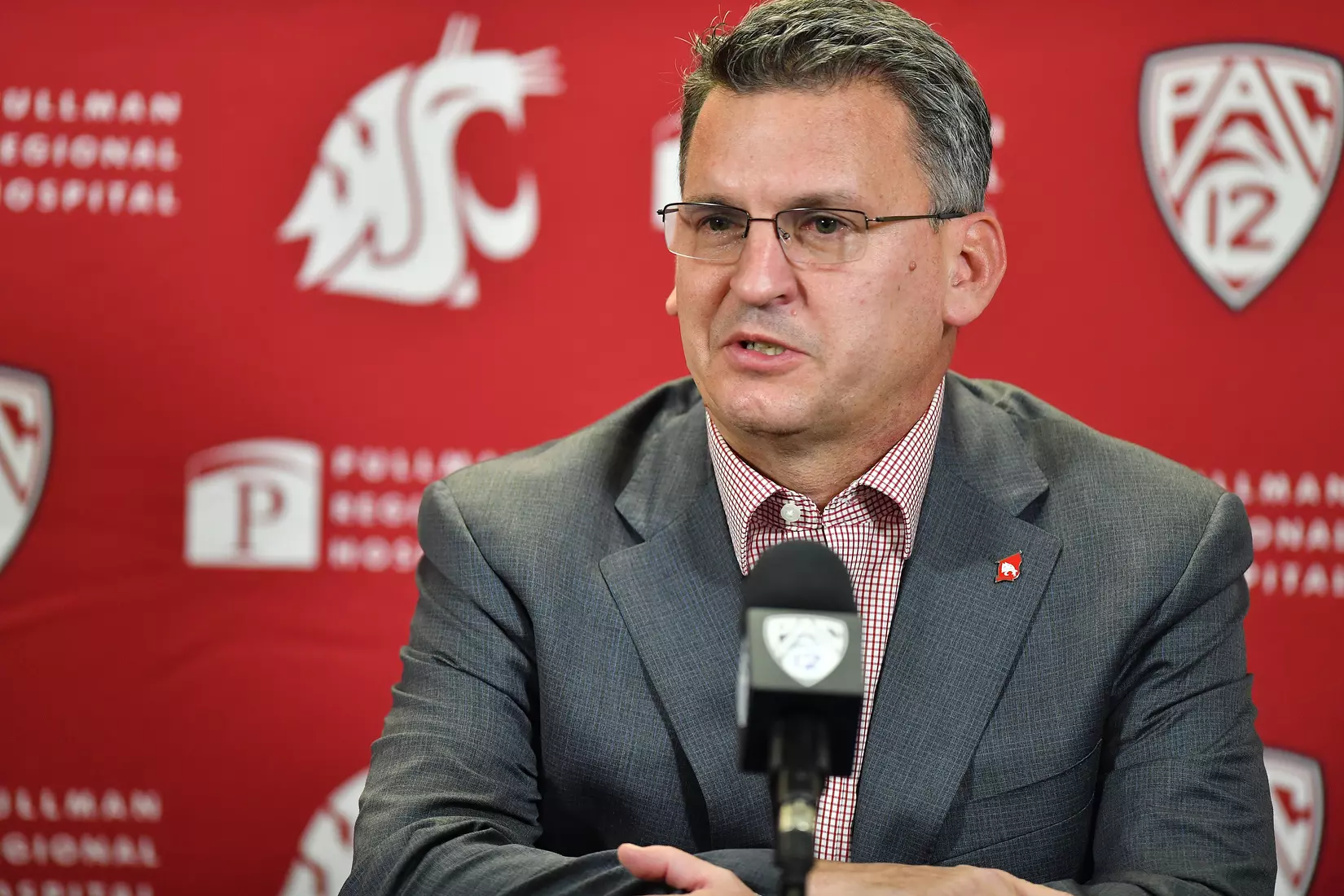 Washington State versus Seattle during the second half of the Cougars 85-54 win over the Redhawks in a menÕs non-conference NCAA college basketball game Thursday, Nov. 7, 2019 at at Beasley Coliseum in Pullman, Wash.