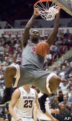 Lacy, Motum Carry Cougars Past Sun Devils, 72-50