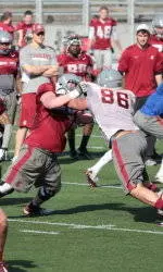 Cougar Football Spring Practice Recap, Shoulder Pads