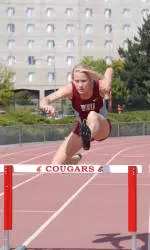 Pentathlete Angela Jensen Runner-up at Cougar Indoor