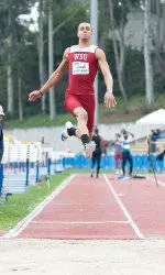 Scott-Ellis Wins Long Jump at Pac-12 T&F Championships