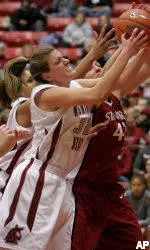 Kate Benz Grabs WSU's All-Time Career Rebound Title