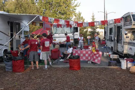 WSU Cougars know how to tailgate.