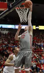 Cougars Fall To No. 12 Wildcats, 73-56