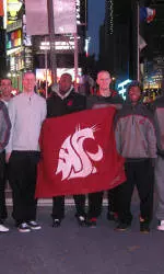 Cougars `Wave the Flag' While at New York