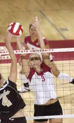 Volleyball Opens Season With 3-0 Over Portland at Baden Cougar Challenge