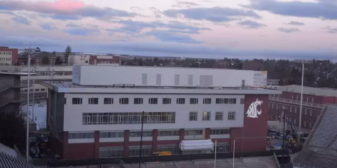 Cougar Logo Placed on Football Operations Building