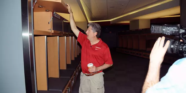 Mike Leach Talks Football Operations Building and Geronimo