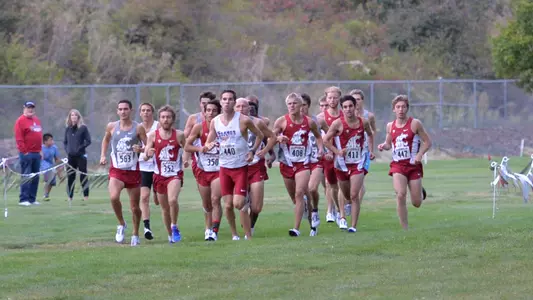 Men's Cross Country Team Start 9-1