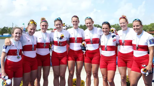 Canadian Women's Eight Medal - Hare, Roman