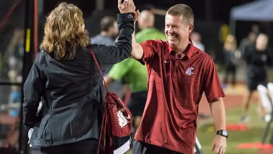 Todd Shulenberger celebrates the Cougs NCAA win over UCF