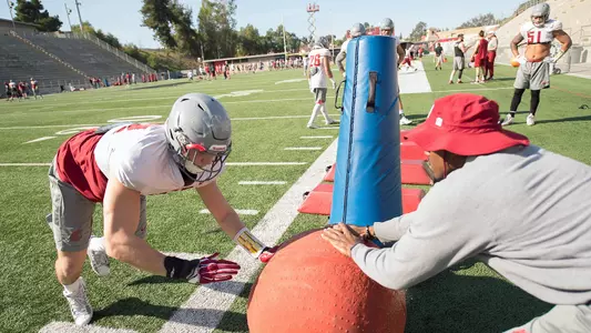 Day one practice in 2017 Holiday Bowl