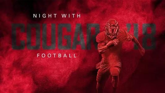 2018 Night With Cougar Football graphic