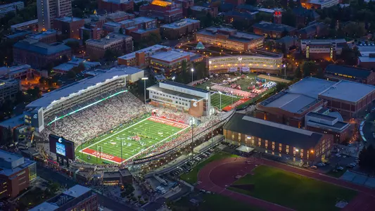 Aerial of WSU Athletic Facilities