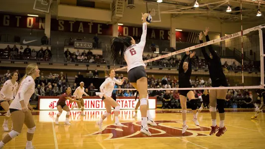 Jocelyn Urias Attacking vs. USC