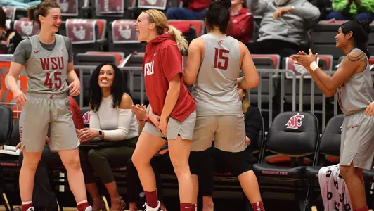 Cougs celebrate against Washington