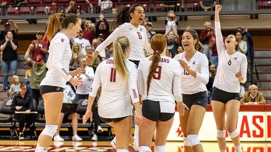 Volleyball Celebration vs. Liberty
