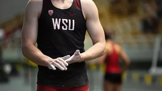 WSU Pole Vaulter at Idaho Open