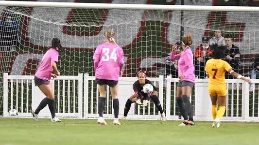 Nadia Cooper picks up the save against USC