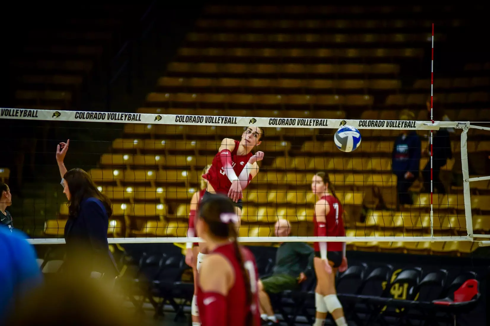 Washington State fell in four sets on the road at Colorado on Friday, October 14, 2022, at the CU Events Center.