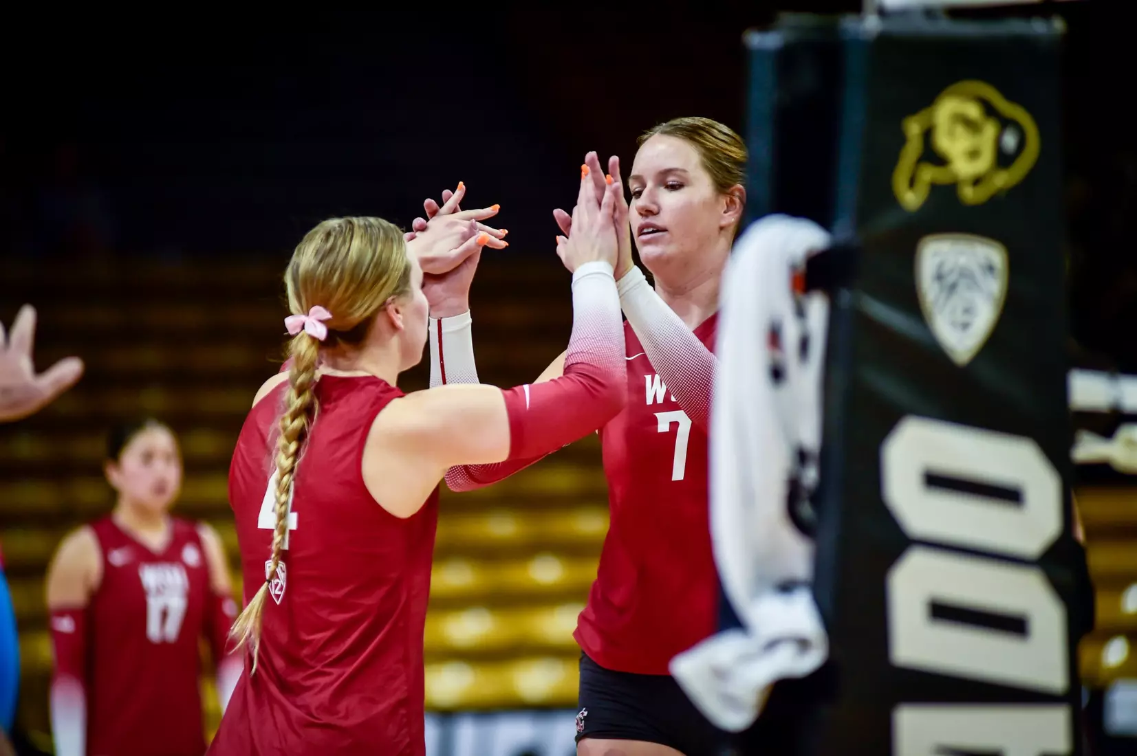 Washington State fell in four sets on the road at Colorado on Friday, October 14, 2022, at the CU Events Center.
